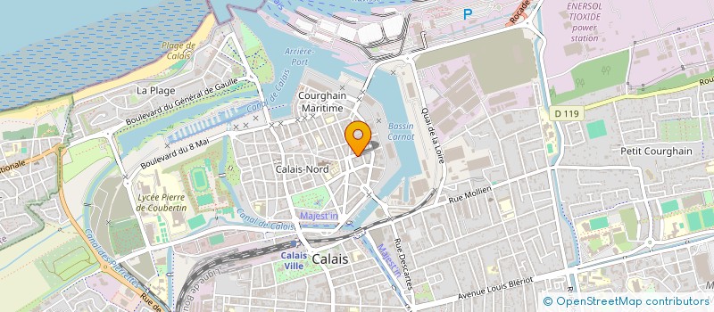 localisation de l'entreprise SCI DU CALAISIS  CALAIS