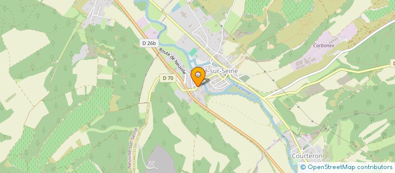 localisation de l'entreprise SCI  DU CALAMAND  GYE-SUR-SEINE