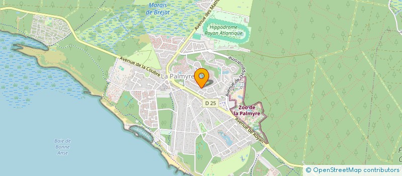 localisation de l'entreprise SCI DU CALME  LES MATHES