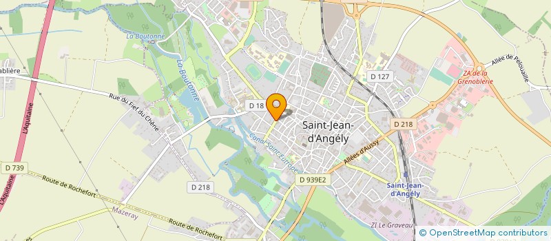 localisation de l'entreprise SCI DU CALVAIRE  SAINT-JEAN-D'ANGELY