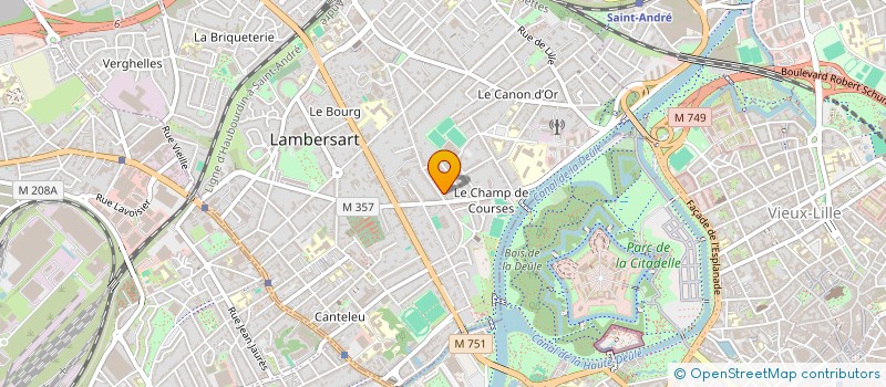 localisation de l'entreprise SCI DU CALVAIRE à LAMBERSART