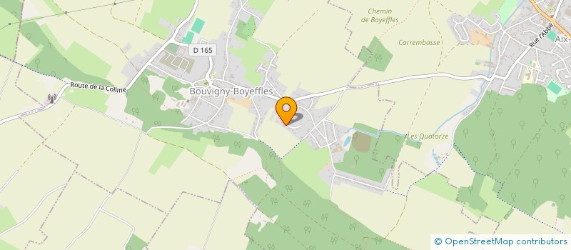 localisation de l'entreprise SCI DU CALVAIRE  BOUVIGNY-BOYEFFLES