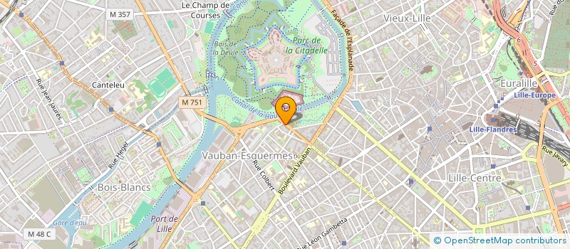 localisation de l'entreprise SCI DU CALVAIRE à LILLE