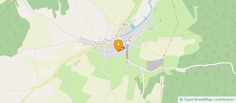 localisation de l'entreprise SCI DU CALVAIRE  THIN-LE-MOUTIER