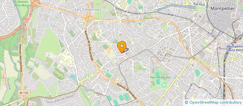 localisation de l'entreprise SCI DU CAMARES à MONTPELLIER