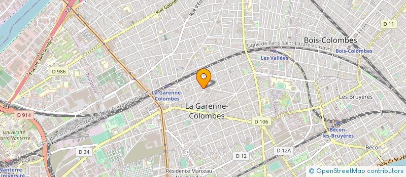 localisation de l'entreprise SCI DU CAMELEON à LA GARENNE-COLOMBES