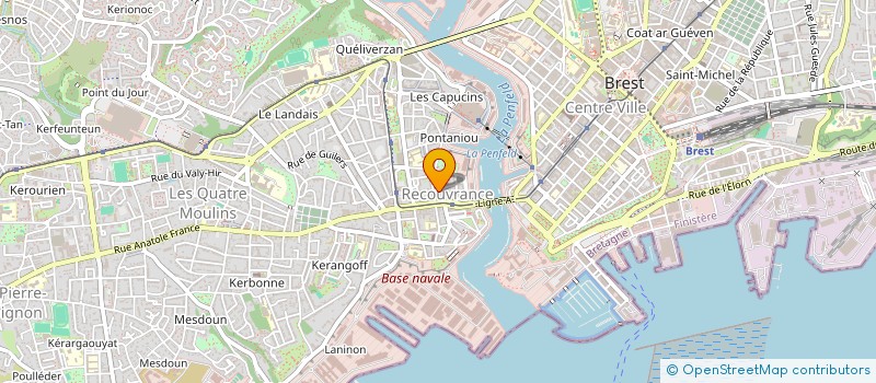 localisation de l'entreprise SCI DU CAMELIA  BREST