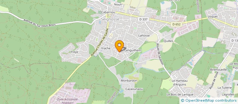 localisation de l'entreprise SCI DU CAMINEL  SEIGNOSSE