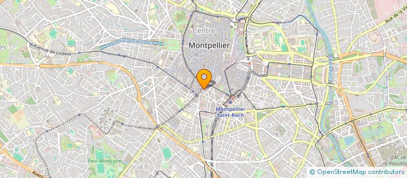 localisation de l'entreprise SCI DU CAMION à MONTPELLIER