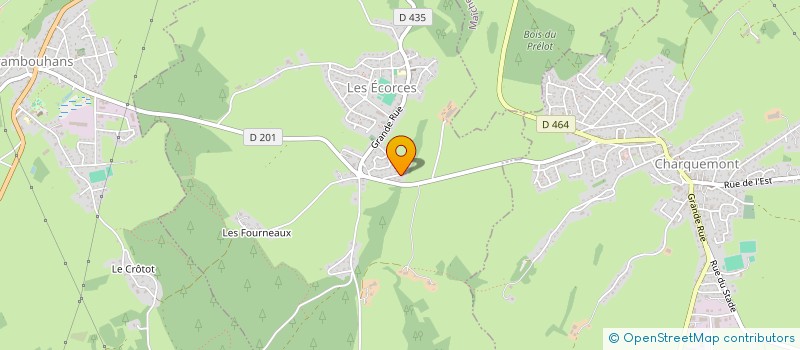 localisation de l'entreprise SCI DU CAMP  LES ECORCES