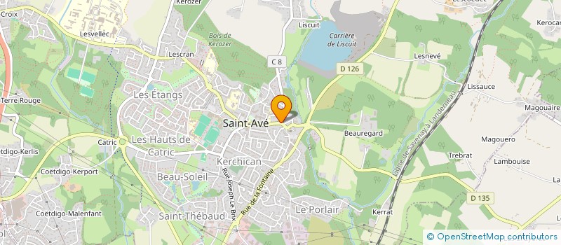 localisation de l'entreprise SCI DU CAMP DE CESAR  SAINT-AVE