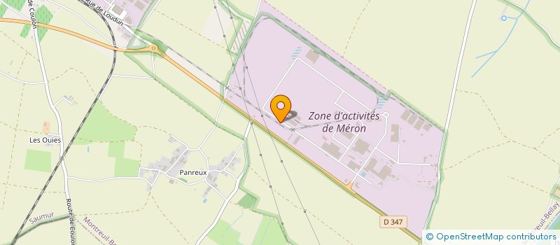 localisation de l'entreprise SCI DU CAMP DE MERON  MONTREUIL-BELLAY