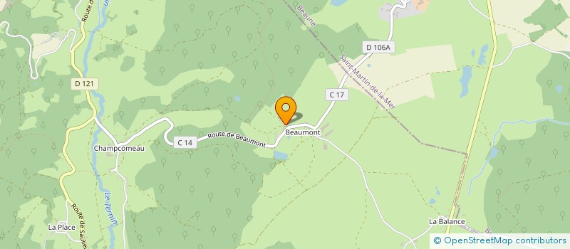 localisation de l'entreprise SCI DU CAMP DU CHENE à MOUX-EN-MORVAN