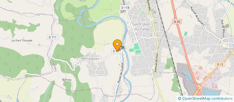 localisation de l'entreprise SCI DU CAMP DU VIGNAL à BENAGUES