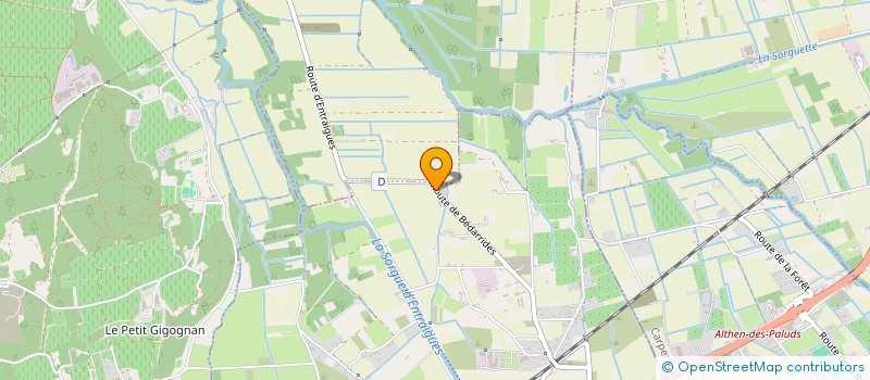 localisation de l'entreprise SCI DU CAMP SEC  ENTRAIGUES-SUR-LA-SORGUE