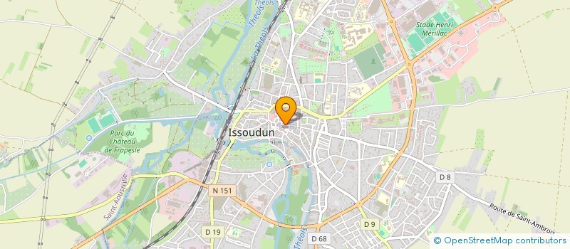 localisation de l'entreprise SCI DU CAMPANILE ST CYR à ISSOUDUN