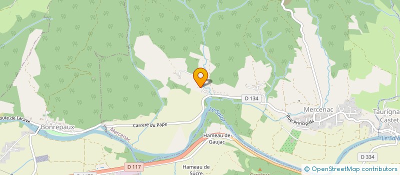 localisation de l'entreprise SCI DU CAMPAS à MONTGAUCH