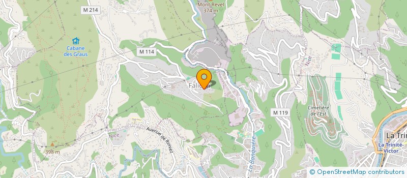 localisation de l'entreprise SCI DU CAMPE DE LA CRUZ  FALICON