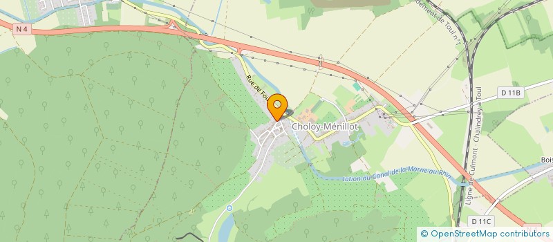 localisation de l'entreprise SCI DU CAMPING DES RIVES DE MOSELLE  CHOLOY-MENILLOT