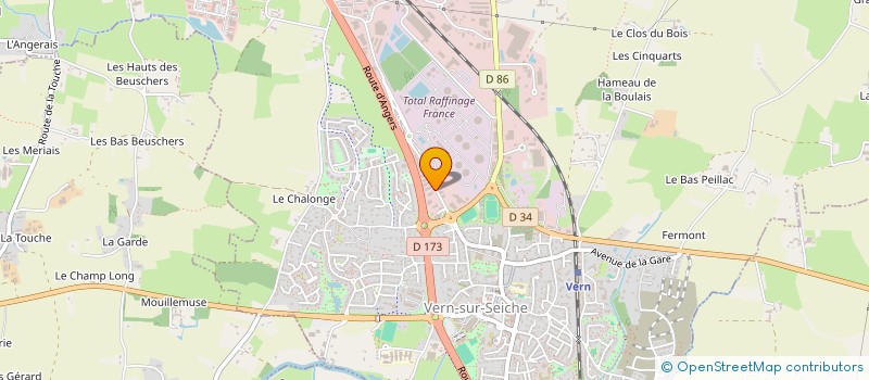 localisation de l'entreprise SCI DU CANADET  VERN-SUR-SEICHE