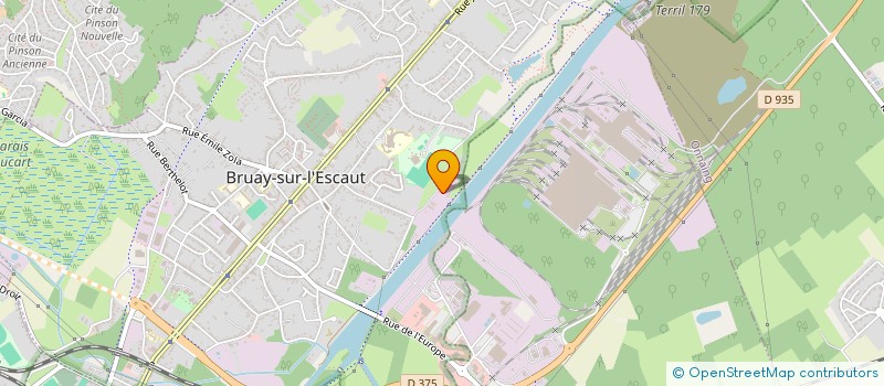 localisation de l'entreprise SCI DU CANAIL  BRUAY-SUR-L'ESCAUT