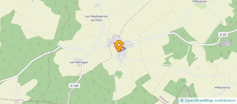 localisation de l'entreprise SCI DU CANAL  COULANGES-SUR-YONNE