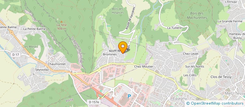 localisation de l'entreprise SCI DU CANAL  SILLINGY