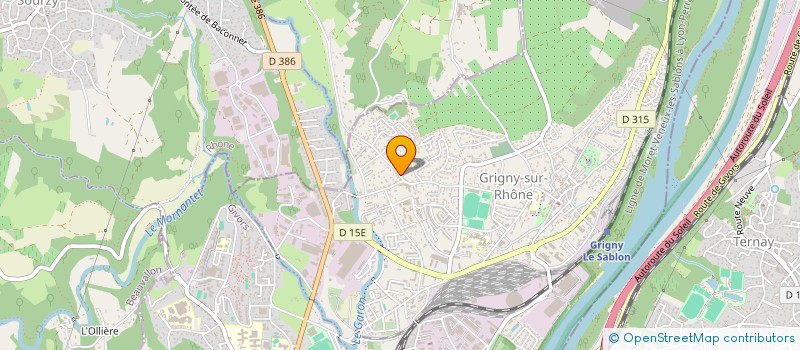 localisation de l'entreprise SCI DU CANAL  GRIGNY