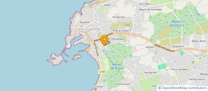 localisation de l'entreprise SCI DU CANAL  PENMARCH