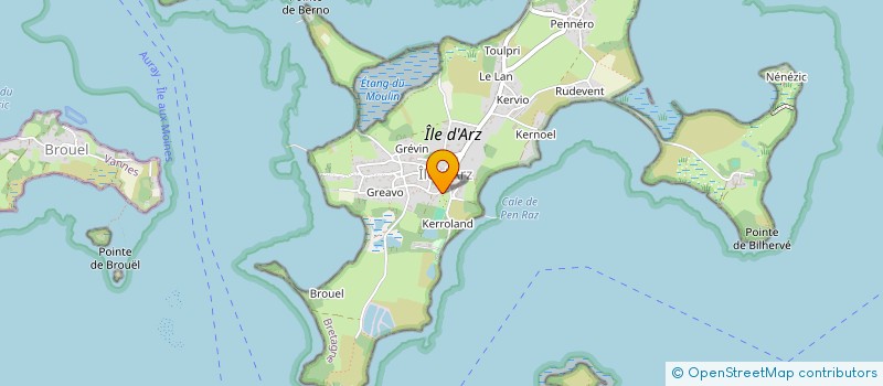 localisation de l'entreprise SCI DU CANAL  ILE-D'ARZ