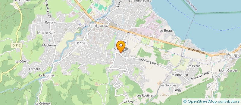 localisation de l'entreprise SCI DU CANAL à SAINT-JORIOZ