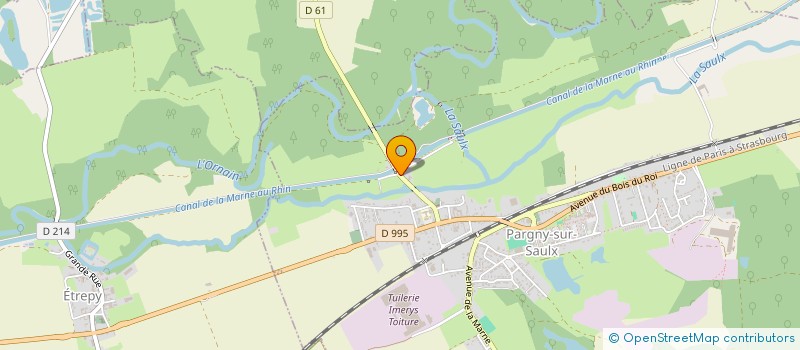 localisation de l'entreprise SCI DU CANAL  PARGNY-SUR-SAULX