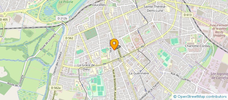 localisation de l'entreprise SCI DU CANAL à CAEN