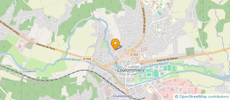 localisation de l'entreprise SCI DU CANAL à COULOMMIERS