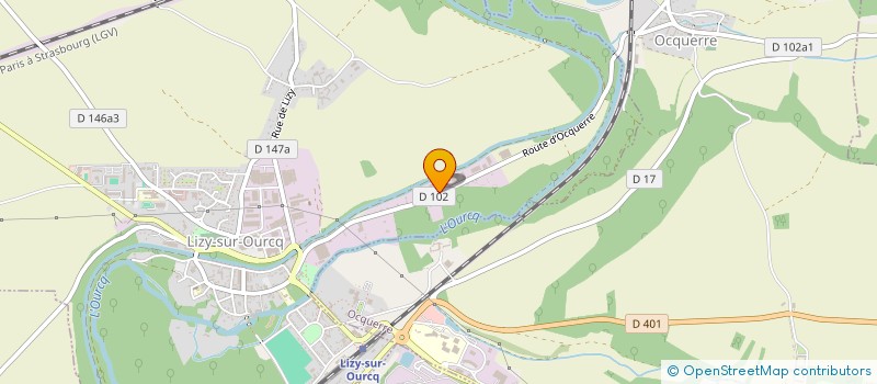 localisation de l'entreprise SCI DU CANAL  LIZY-SUR-OURCQ