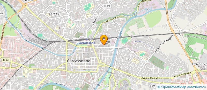 localisation de l'entreprise SCI DU CANAL à CARCASSONNE