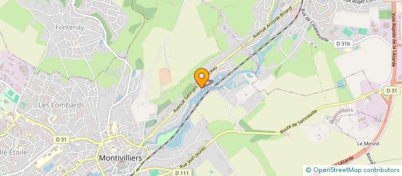 localisation de l'entreprise SCI DU CANAL  MONTIVILLIERS