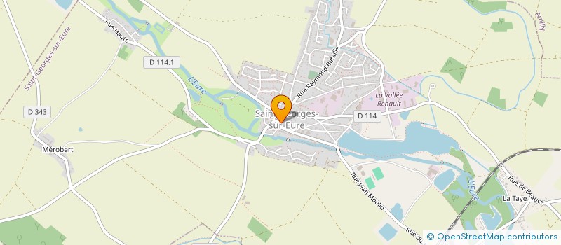 localisation de l'entreprise SCI DU CANAL à SAINT-GEORGES-SUR-EURE