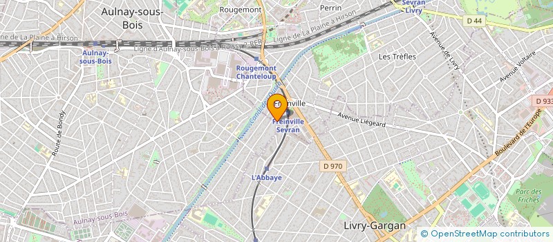 localisation de l'entreprise SCI DU CANAL  SEVRAN