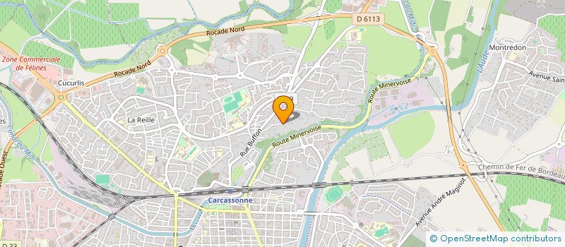 localisation de l'entreprise SCI DU CANAL à CARCASSONNE
