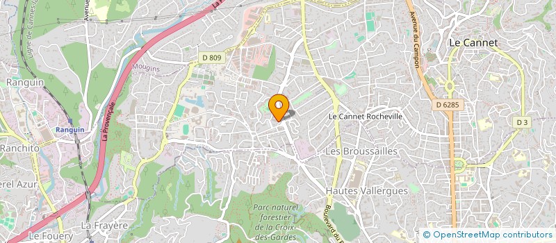 localisation de l'entreprise SCI DU CANAL à LE CANNET