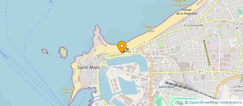 localisation de l'entreprise SCI DU CANAL  SAINT-MALO