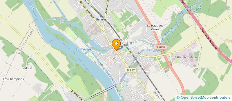 localisation de l'entreprise SCI DU CANAL à BRIARE