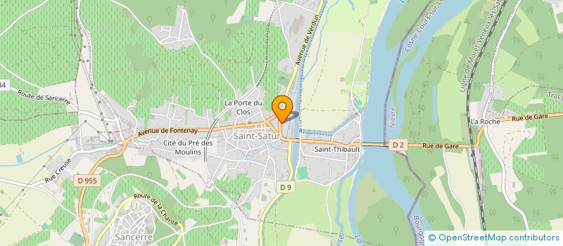 localisation de l'entreprise SCI DU CANAL  SAINT-SATUR