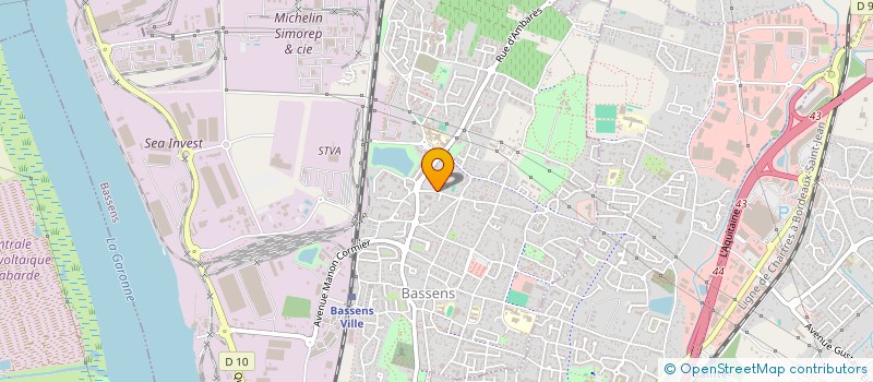 localisation de l'entreprise SCI DU CANAL  BASSENS