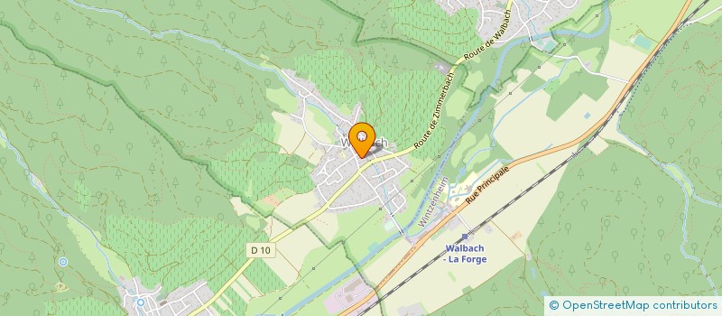 localisation de l'entreprise SCI DU CANAL  WALBACH