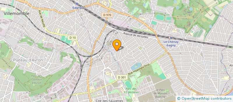 localisation de l'entreprise SCI DU CANAL à GAGNY