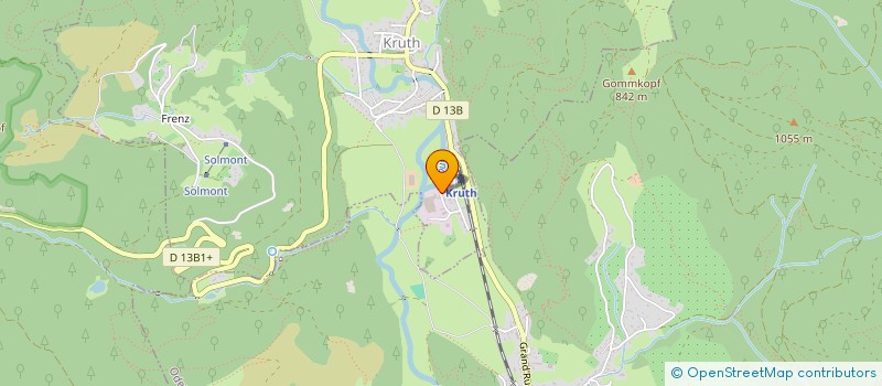 localisation de l'entreprise SCI DU CANAL  KRUTH