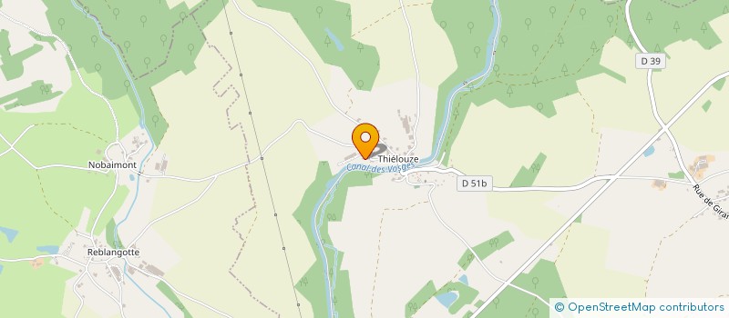 localisation de l'entreprise SCI DU CANAL  UZEMAIN