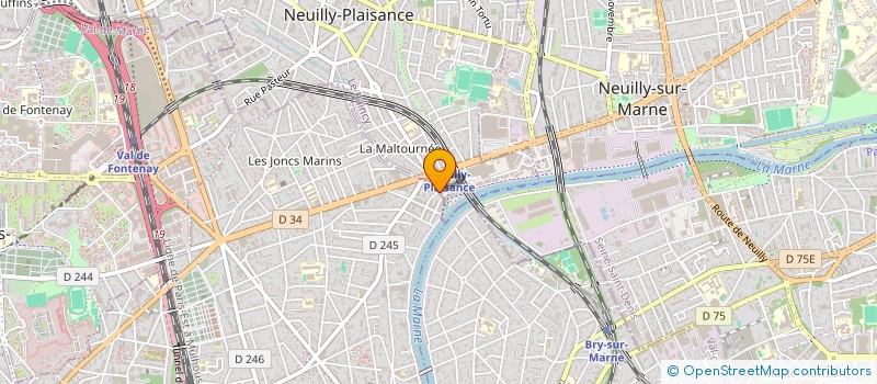 localisation de l'entreprise SCI DU CANAL à VILLEMOMBLE